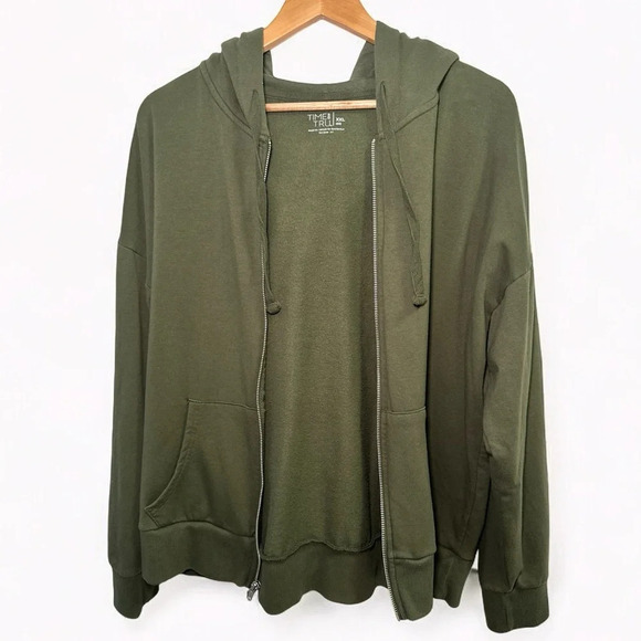 Time & Tru Full Zip Jacket Hoodie Size XXL - Picture 4 of 6